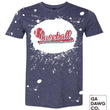 Load image into Gallery viewer, Vintage Dye Sublimation Bleached T-Shirt - Baseball