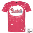 Load image into Gallery viewer, Vintage Dye Sublimation Bleached T-Shirt - Baseball