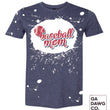 Load image into Gallery viewer, Vintage Dye Sublimation Bleached T-Shirt - Baseball Mom