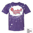 Load image into Gallery viewer, Vintage Dye Sublimation Bleached T-Shirt - Baseball Mom