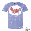 Load image into Gallery viewer, Vintage Dye Sublimation Bleached T-Shirt - Baseball Mom