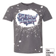 Load image into Gallery viewer, Vintage Dye Sublimation Bleached T-Shirt - God Bless America