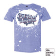 Load image into Gallery viewer, Vintage Dye Sublimation Bleached T-Shirt - God Bless America