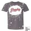 Load image into Gallery viewer, Vintage Dye Sublimation Bleached T-Shirt - Peachy