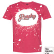 Load image into Gallery viewer, Vintage Dye Sublimation Bleached T-Shirt - Peachy