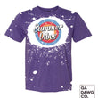 Load image into Gallery viewer, Vintage Dye Sublimation Bleached T-Shirt - Summer Vibes