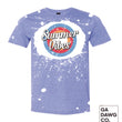 Load image into Gallery viewer, Vintage Dye Sublimation Bleached T-Shirt - Summer Vibes