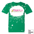 Load image into Gallery viewer, Vintage Dye Sublimation Bleached T-Shirt - Tequila Made me do it