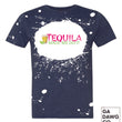 Load image into Gallery viewer, Vintage Dye Sublimation Bleached T-Shirt - Tequila Made me do it