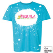 Load image into Gallery viewer, Vintage Dye Sublimation Bleached T-Shirt - Tequila Made me do it
