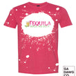 Load image into Gallery viewer, Vintage Dye Sublimation Bleached T-Shirt - Tequila Made me do it