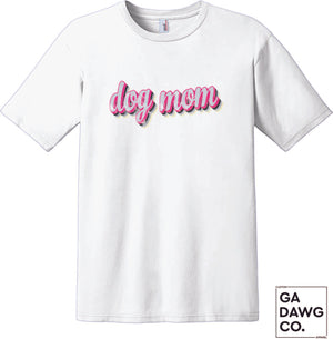 Vintage Dye Sublimation Bleached T-Shirt - Dog Mom