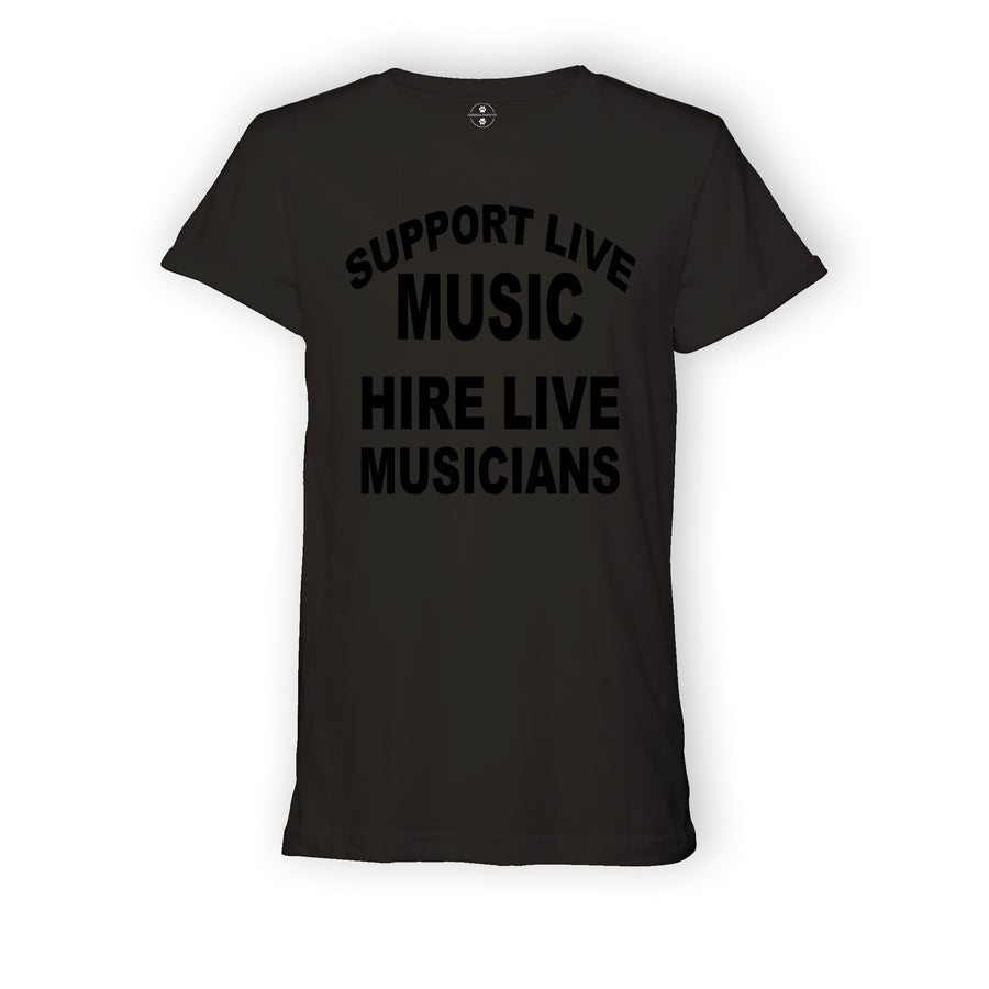 TEE SHIRT - SUPPORT LIVE MUSICIANS